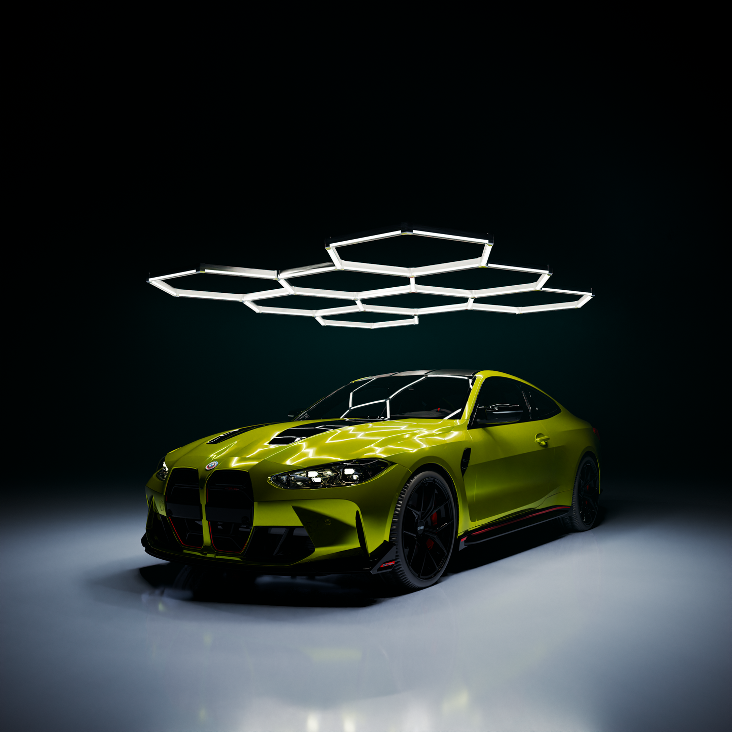 Composizione da 8 esagoni - HexaLightDesign