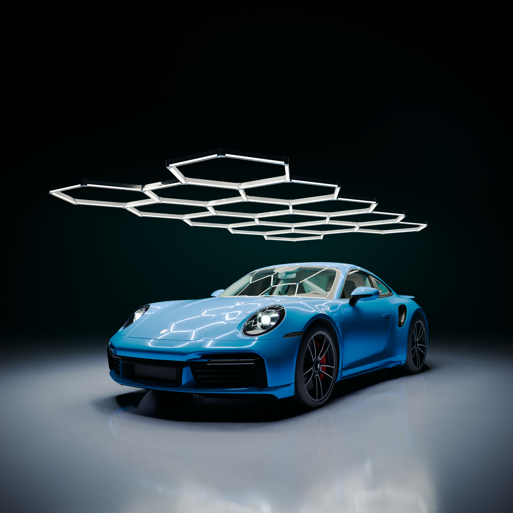 Composizione da 14 esagoni - HexaLightDesign