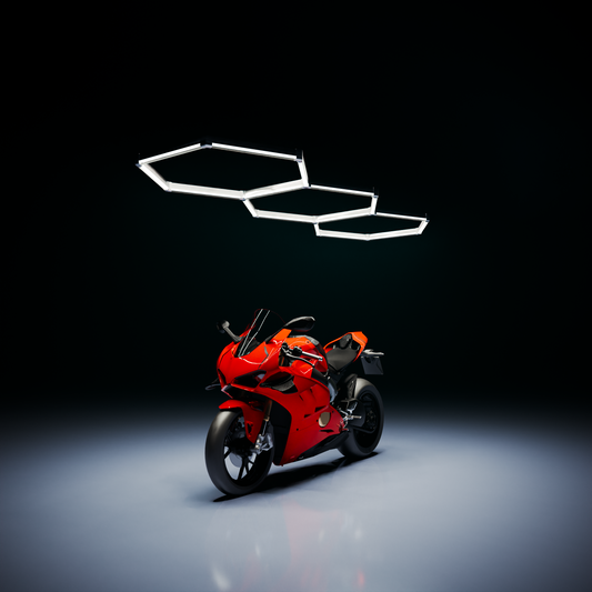 Composizione da 3 esagoni - HexaLightDesign