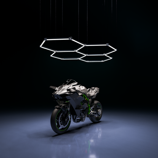 Composizione da 4 esagoni - HexaLightDesign