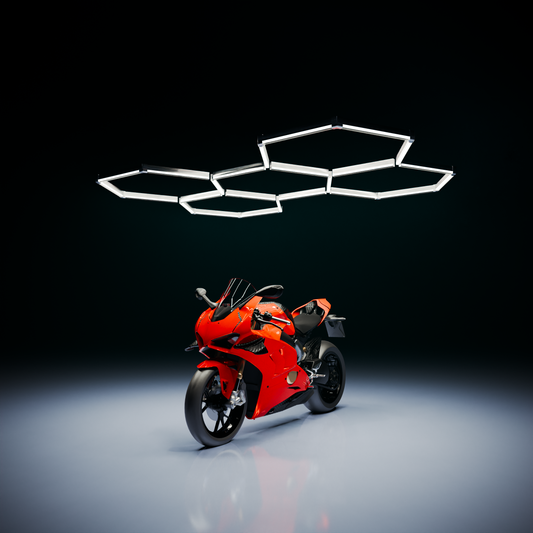 Composizione da 5 esagoni - HexaLightDesign